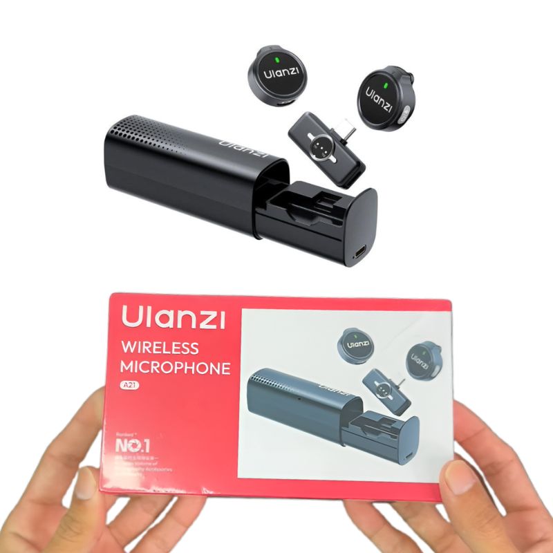 Ulanzi A21 Button Wireless Lavalier Microphone