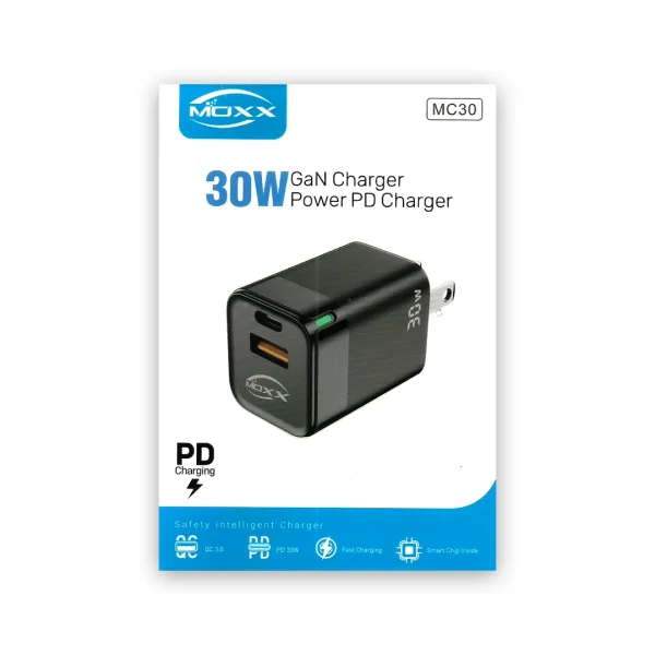 MOXX 30W PD & USB GAN Charger (MC30)