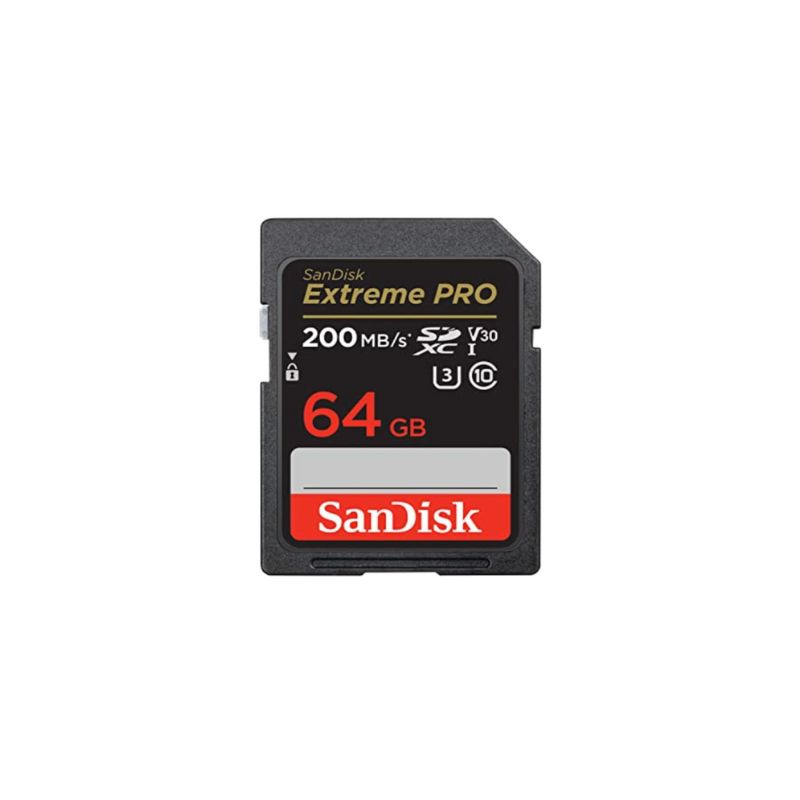 SanDisk Extreme PRO 64GB 200mbps SDXC UHS-I Memory Card