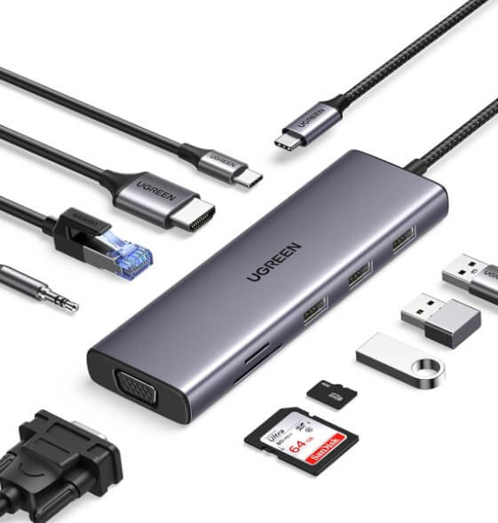 UGREEN (15601) 10 in 1 USB C Hub #CM498
