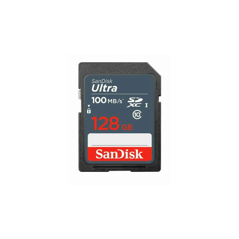 Sandisk Ultra 128GB 100Mbps SDXC UHS-I Memory Card