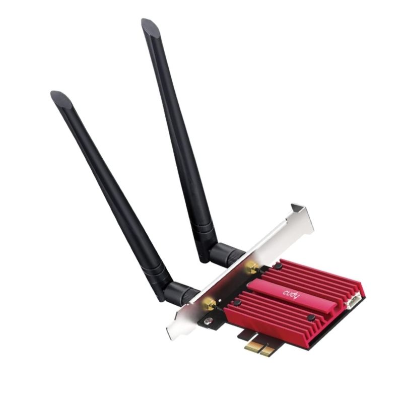 Cudy WE3000S AX5400 Wi-Fi 6E Bluetooth 5.3 PCI-E Adapter V2