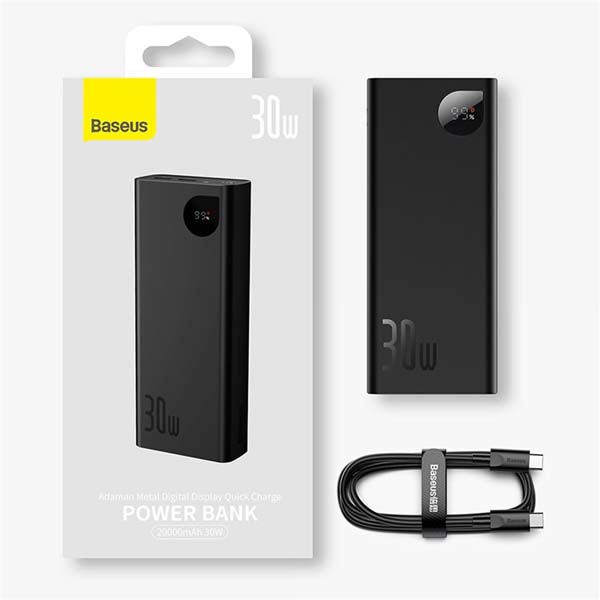 Baseus Power Bank Adaman 30W 20000Mah