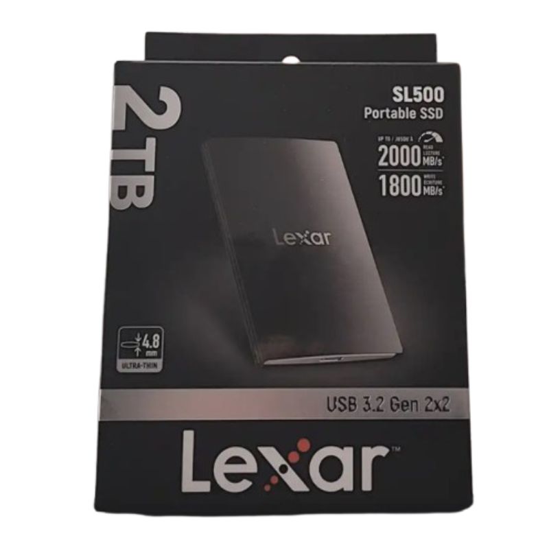 Lexar SL500 2TB USB 3.2 Gen 2X2 Portable SSD with Magnetic Set