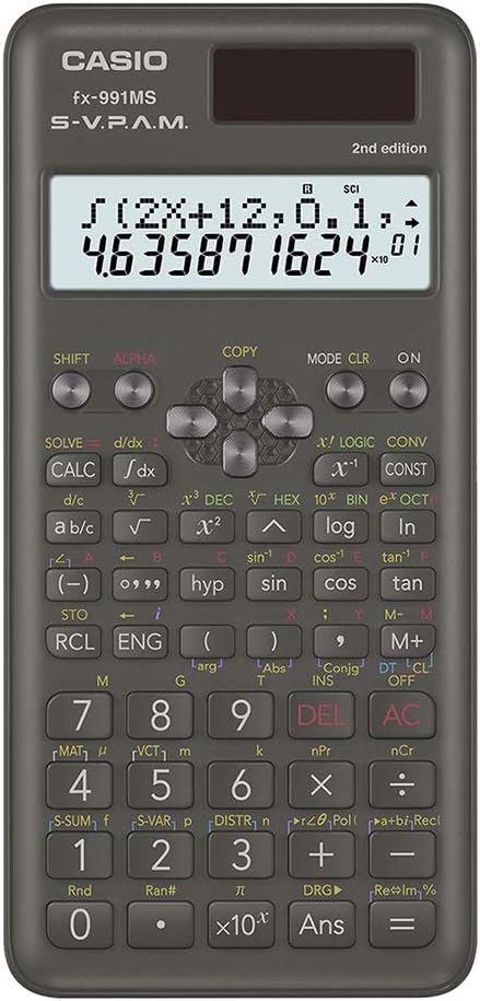 Casio FX-991MS 2nd Gen Non-Programmable Scientific Calculator
