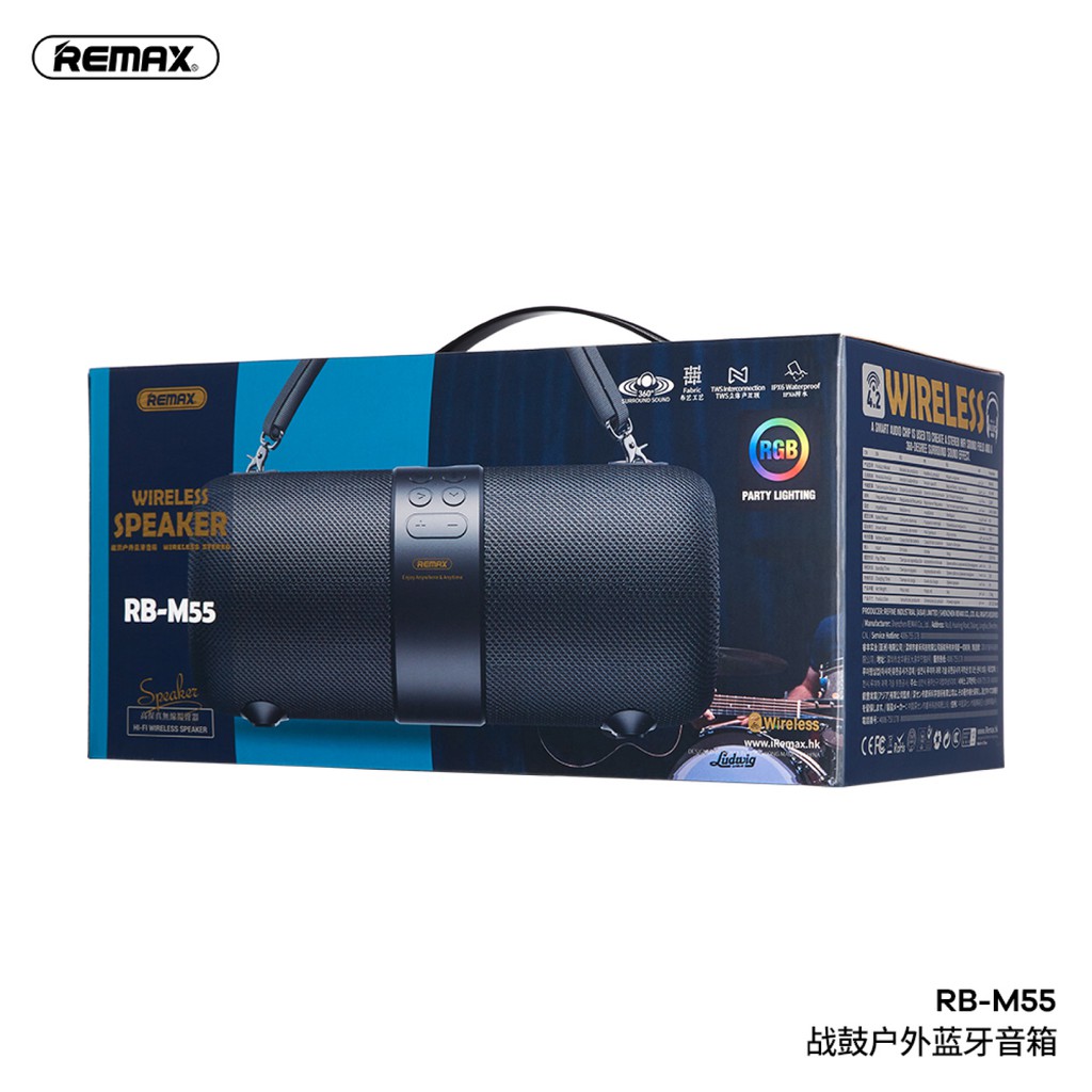 Remax RB-M55 RGB Portable Bluetooth Speaker