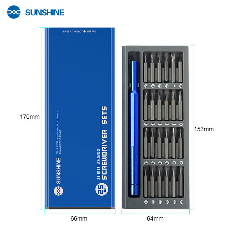 SUNSHINE SS-5118 Screwdriver Kit 25 In 1 Set