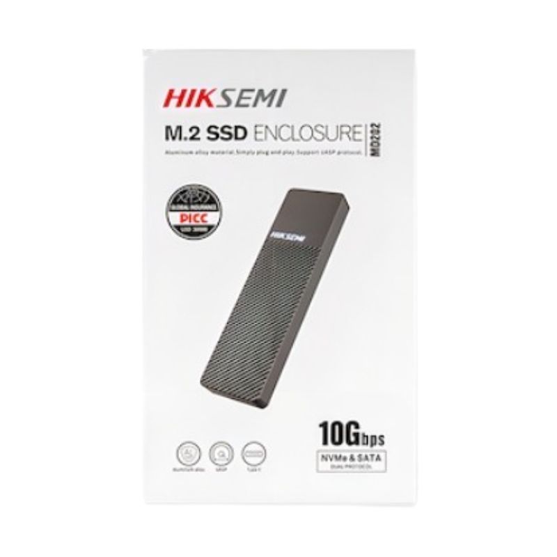HIKSEMI SATA SSD & M.2 NVME SSD DUAL PROTOCOL ENCLOSUER UP TO 10GBPS (HS-HUB-MD202)