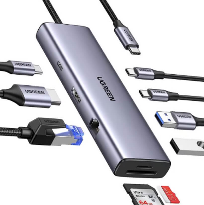 UGREEN #CM498 9 in 1 USB C Hub (15375)