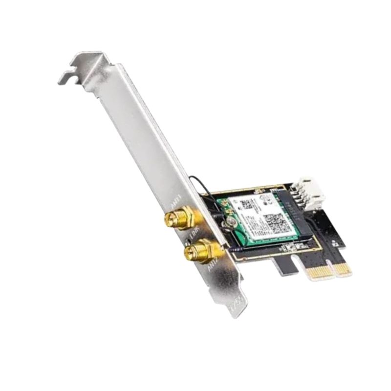 CUDY WE3000 - Tri Band AX5400 Mbps WiFi 6E PCIe & Bluetooth 5.2 Adapter V2