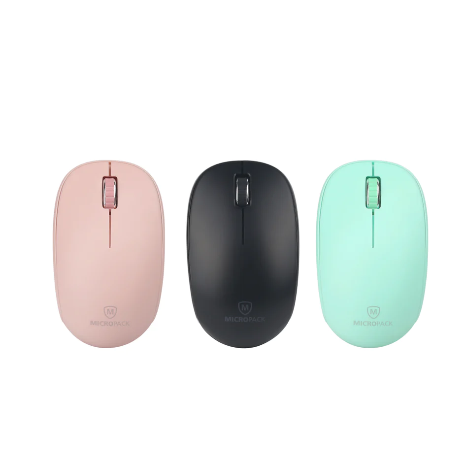 Micropack RF2.4G Wireless Mouse MP-716W Black/Blue/Pink/Purple