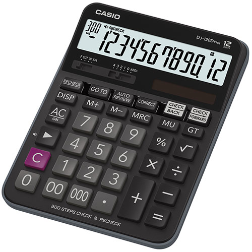 Casio DJ-120D Plus Desk Check & Recheck Calculator