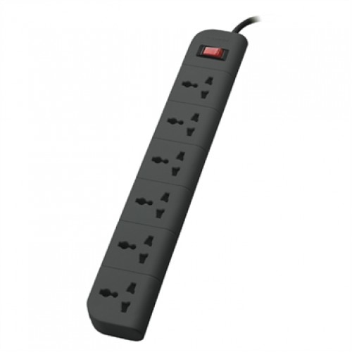 Belkin Power strips 3 Pin 6 Port 2M Gray Economy Series