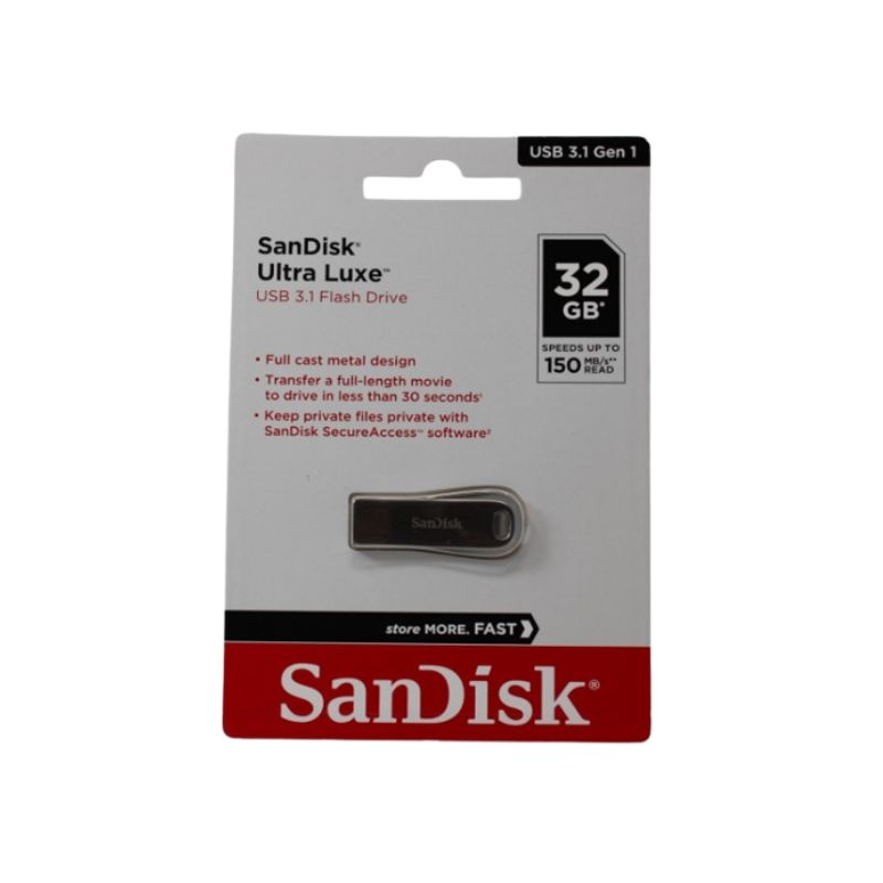 SanDisk Ultra Luxe 32GB USB 3.1 Pen Drive