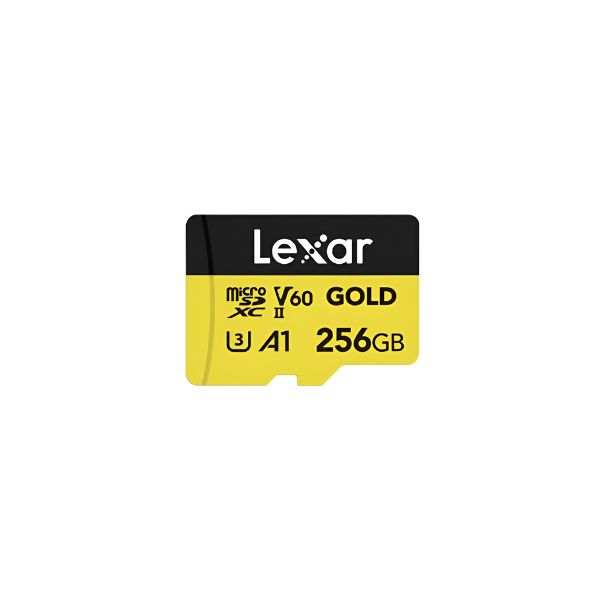 Lexar 256GB Professional GOLD Micro SD Card #LMSGOLD256G