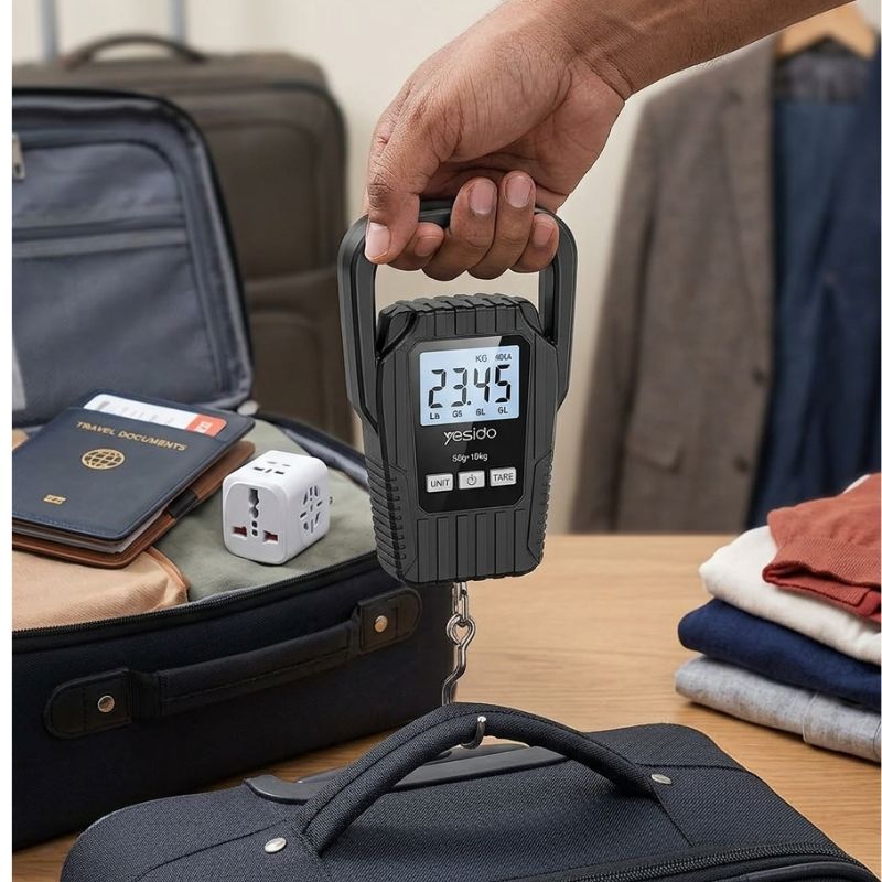 Yesido MG44 Digital Luggage Weighing & Handheld Scale – 50KG