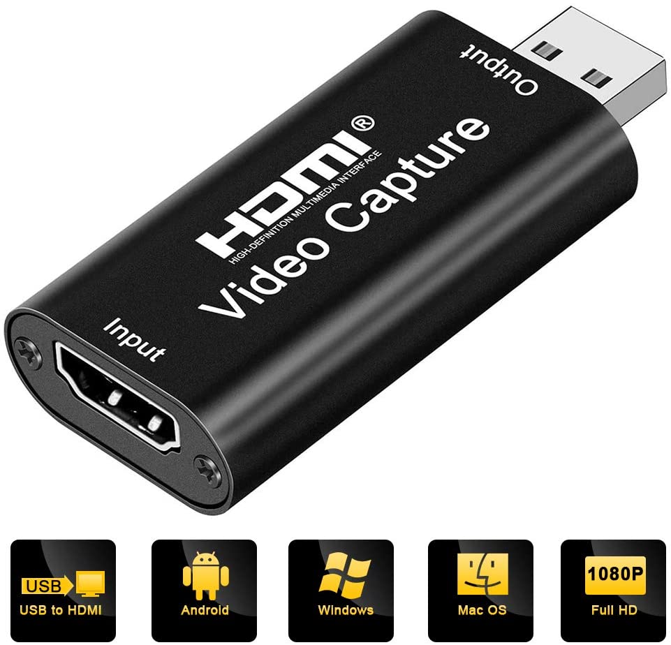 Video Capture Card 4K HDMI to USB