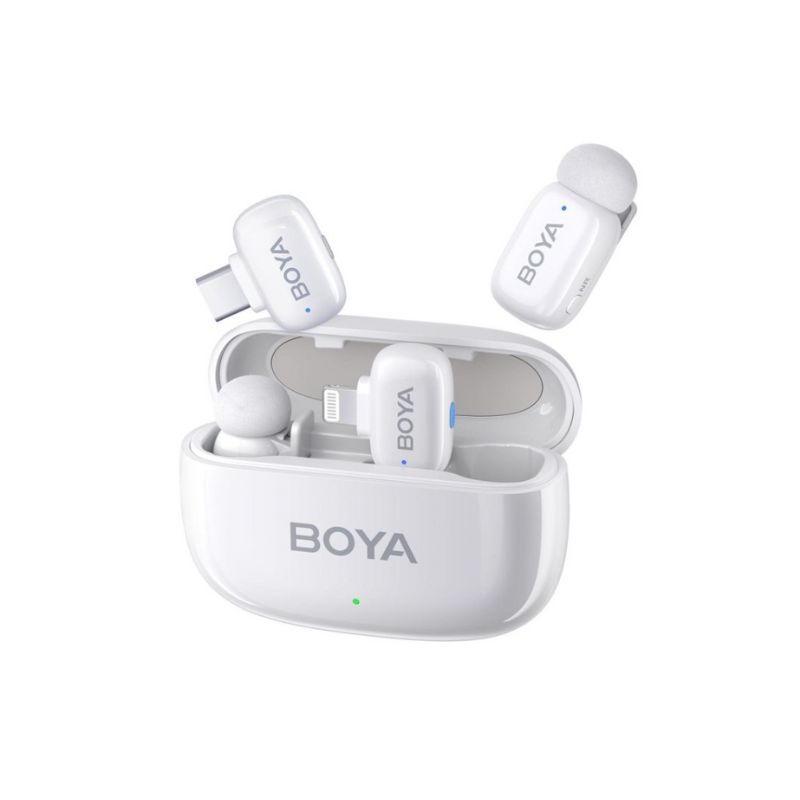 BOYA mini-13-W Wireless Microphone for ISO/ Type-C Devices
