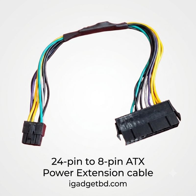 24-Pin to 8-Pin ATX Power Extension cable