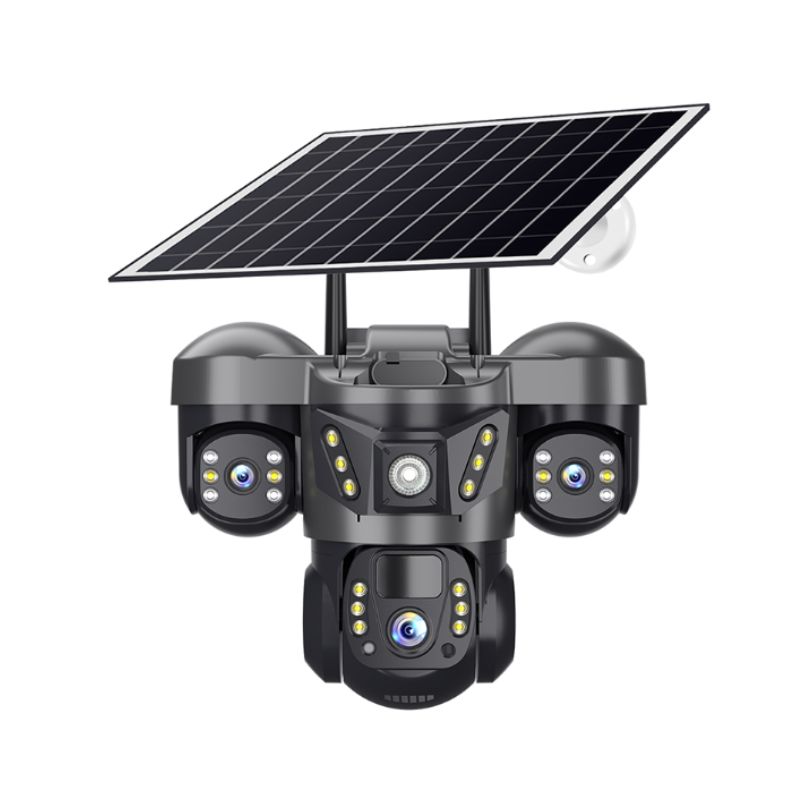 PTZ Security Solar Camera (VCS29) 4G Solar 4 Lens 3 Video
