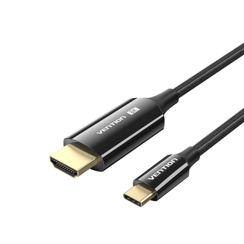 Vention CRCBAC 8K Cotton Braided USB-C to HDMI Cable - 1.8M